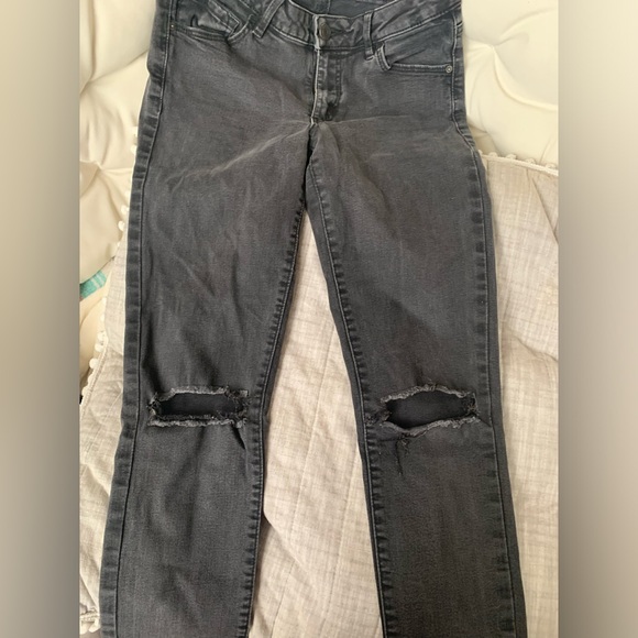 Washed Black Skinny Jeans - Picture 3 of 5